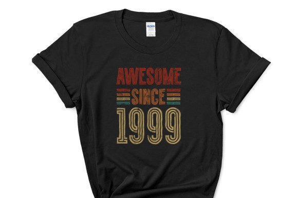 Awesome Since 1999 T-Shirt Graphics Design Review