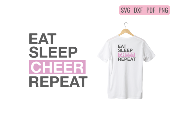 Cheerleader Cheer Mom Shirt Design SVG for Marketing & Branding
