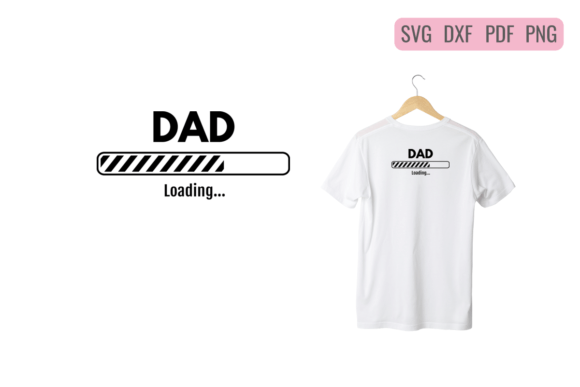 Dad Loading: A Fresh Take on Fatherhood Humor in Embroidery