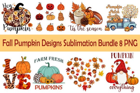 Fall Lover Pumpkin Sublimation Bundle Review for Real Embroidery Projects