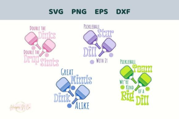 Funny Pickleball SVG Bundle for Crafts & Graphics Projects