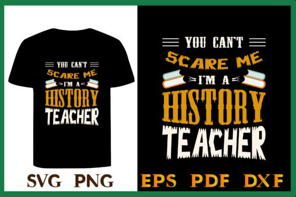 History Teacher SVG Halloween T-Shirt: Spooky Charm for Seasonal Branding