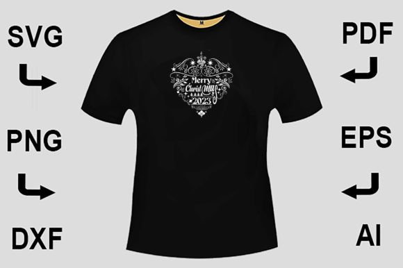 Merry Christmas SVG T-Shirt Design Vol 5: Festive Graphics for Branding