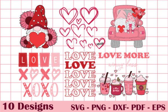 Valentine SVG PNG Sublimation Bundle: T-Shirt Graphics That Elevate Branding