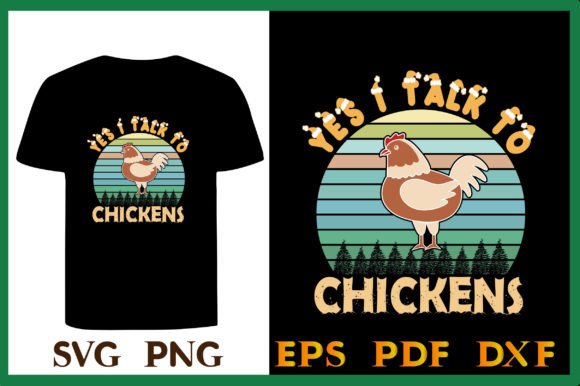 Yes I Talk to Chickens SVG T-Shirt Review for Embroidery Designers